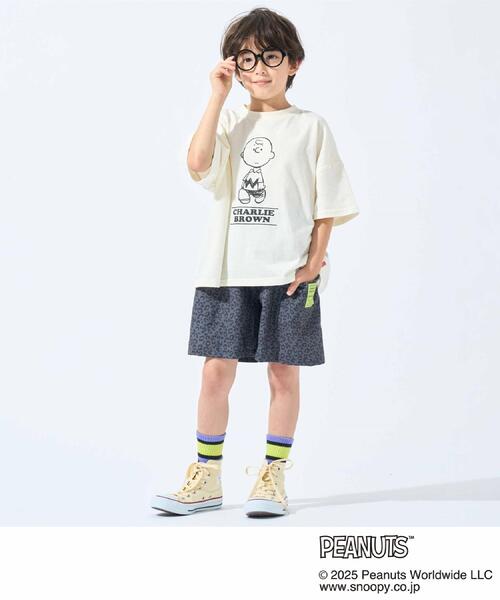 PEANUTS（ピーナッツ）の「【PEANUTS】アソートプリントTシャツ（Tシャツ/カットソー・キッズ・パープル/サックスブルー/オフホワイト・11/14/13/15 /12/10）」の14枚目の写真