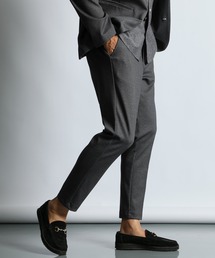 The DUFFER of ST.GEORGE | SET UP JERSEY SLIM TROUSERS：セットアップ ノータック ジャージスラックス(スラックス)