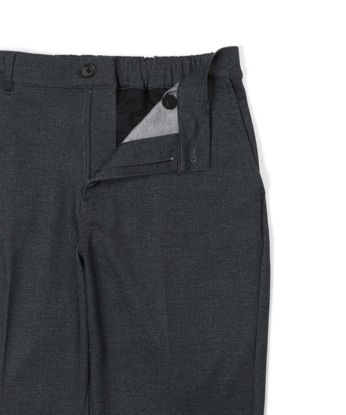 The DUFFER of ST.GEORGE（ザダファーオブセントジョージ）の「SET UP JERSEY SLIM TROUSERS：セットアップ ノータック ジャージスラックス（スラックス・メンズ・ライトグレー/チャコールグレー・X-LARGE/LARGE/MEDIUM/SMALL）」の11枚目の写真