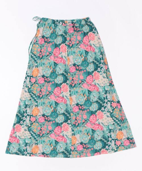 Three Four Time(スリーフォータイム)の「レトロフラワープリントスカート(スカート・レディース・グリーン・FREE)」の11枚目の写真