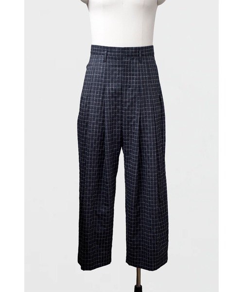 shinyakozuka ワイドフレアパンツ SHINYAKOZUKA [ ORDINARY HOME MASSIVE FLAIR ] BLACK | ロイド