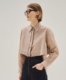 ESTNATION ブラウン長袖シャツ ESTNATION ブラウン長袖シャツ