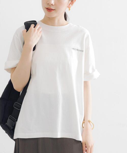 URBAN RESEARCH（アーバンリサーチ）の「グラフィックスーベニアTシャツ（Tシャツ/カットソー・レディース・オフホワイト/ブラック系その他/ホワイト系その他・FREE）」の18枚目の写真