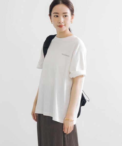 URBAN RESEARCH（アーバンリサーチ）の「グラフィックスーベニアTシャツ（Tシャツ/カットソー・レディース・オフホワイト/ブラック系その他/ホワイト系その他・FREE）」の19枚目の写真