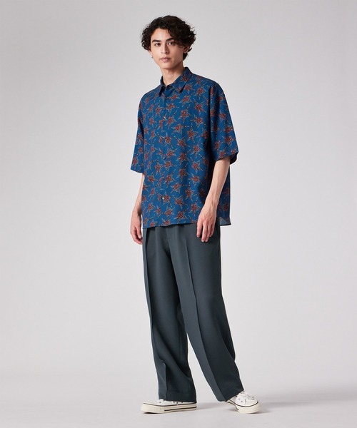 PS Paul Smith（ピーエスポールスミス）の「ライトドライテクスチャー バギーパンツ【252750 EXTR01】（その他パンツ・メンズ・ブラック/ブルー/パープル/ダークグレー・MEDIUM/SMALL）」の19枚目の写真