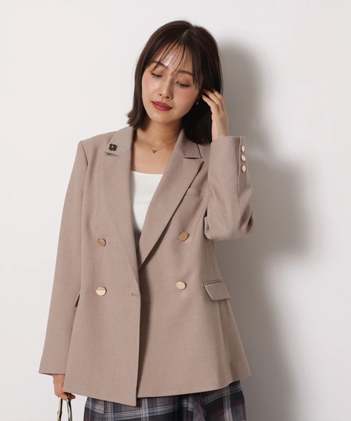 美品　アプワイザーリッシェ　ピン付きテーラージャケット ピン付テーラージャケット（その他アウター）｜Apuweiser-riche