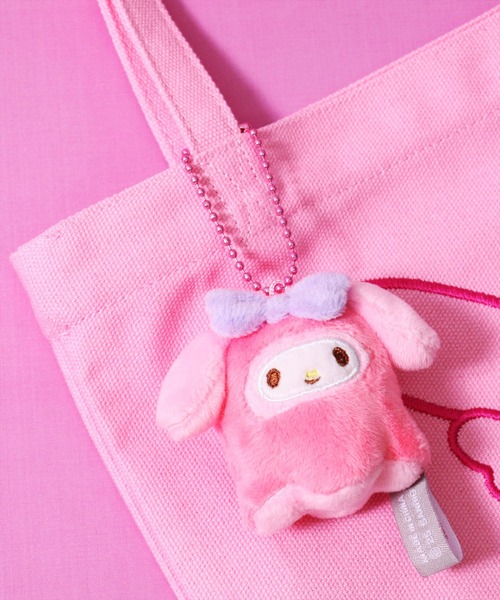 sanrio（サンリオ）の「(SK)【sanrio】食べ物 なりきり ぬいぐるみ キーホルダー（キーホルダー・レディース・ライラック系/ホワイト系/イエロー系/ピンク系/ライトグリーン系/レッド系・ONE SIZE）」の5枚目の写真