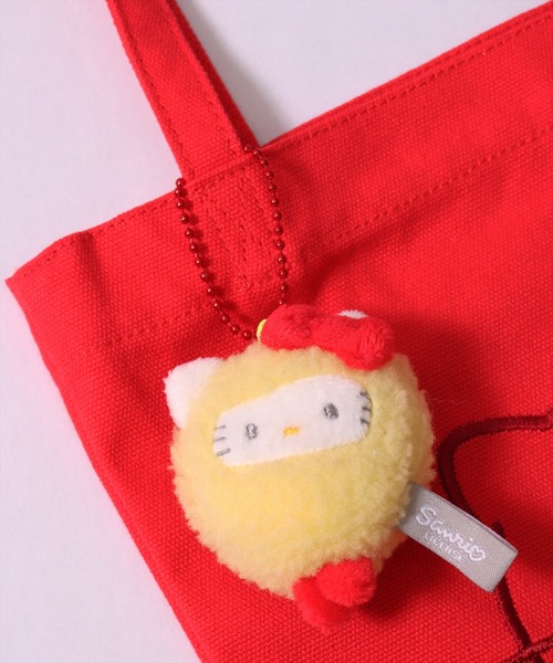 sanrio（サンリオ）の「(SK)【sanrio】食べ物 なりきり ぬいぐるみ キーホルダー（キーホルダー・レディース・ライラック系/ホワイト系/イエロー系/ピンク系/ライトグリーン系/レッド系・ONE SIZE）」の6枚目の写真