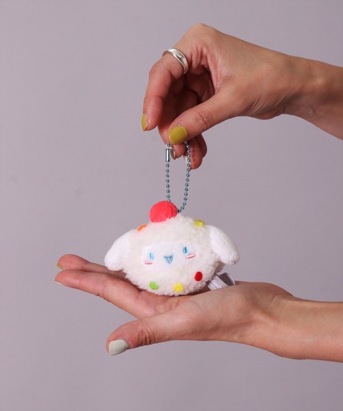 sanrio（サンリオ）の「(SK)【sanrio】食べ物 なりきり ぬいぐるみ キーホルダー（キーホルダー・レディース・ライラック系/ホワイト系/イエロー系/ピンク系/ライトグリーン系/レッド系・ONE SIZE）」の20枚目の写真