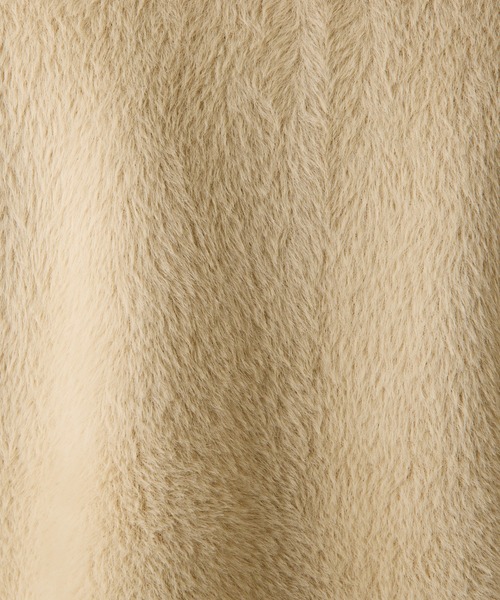 COLLAGE GALLARDAGALANTE（コラージュガリャルダガランテ）の「ミニシャギーカーディガン（カーディガン/ボレロ・レディース・ベージュ/ネイビー/グリーン・FREE）」の20枚目の写真