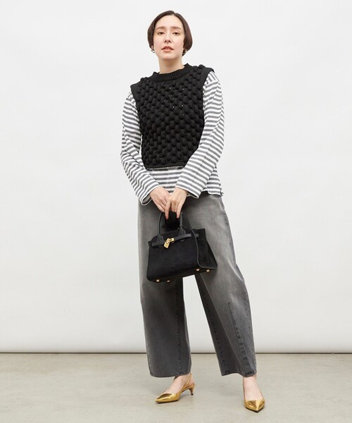 Laraaji（ララージ）の「《手洗い可能》3D柄ベスト（ベスト・レディース・ブラック/ブルー・38）」の15枚目の写真