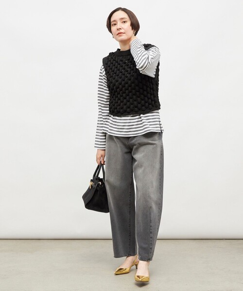 Laraaji（ララージ）の「《手洗い可能》3D柄ベスト（ベスト・レディース・ブラック/ブルー・38）」の18枚目の写真