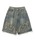 NOT4NERD�i�m�b�g�t�H�[�i�[�h�j�́uNOT4NERD/�m�b�g�t�H�[�i�[�h/Flame Denim Shorts�i�f�j���p���c�j�v�b�u���[