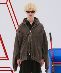 amok | TWO-IN-ONE SWEAT(パーカー)