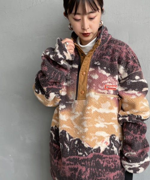 コロンビア　アトモス　パウダーケグジャケット 和風のヴィンテージ生地からデザインした“BORO(ボロ)”を使用した