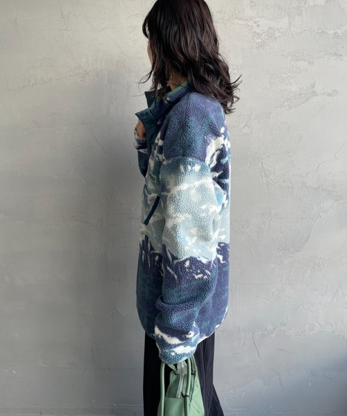 Columbia（コロンビア）の「[Columbia/コロンビア] ヘルベディア Ⅱ プリントハーフスナップフリース（その他アウター・レディース・ブルー/キャメル・S/M）」の20枚目の写真