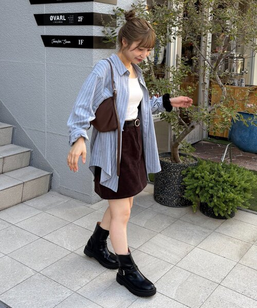 DISCOAT(ディスコート)の「ストレッチエンジニアブーツ(ブーツ・レディース・ブラック/ベージュ・MEDIUM/LARGE)」の13枚目の写真