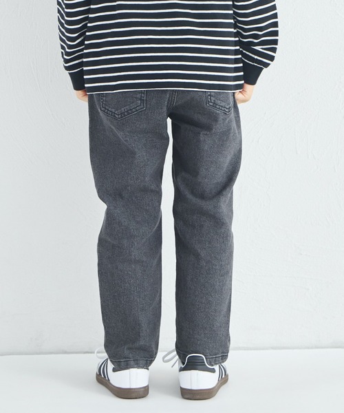 pairmanon（ペアマノン）の「【ストレッチ】まいにちテーパードデニムパンツ（デニムパンツ・キッズ・インディゴブルー/ライトブルー/ブラック/ブラック系その他・90/100/110/120/130/140/150）」の13枚目の写真