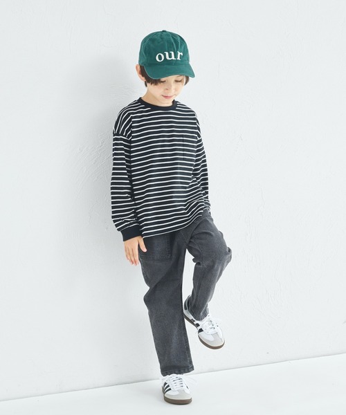 pairmanon（ペアマノン）の「【ストレッチ】まいにちテーパードデニムパンツ（デニムパンツ・キッズ・インディゴブルー/ライトブルー/ブラック/ブラック系その他・90/100/110/120/130/140/150）」の15枚目の写真