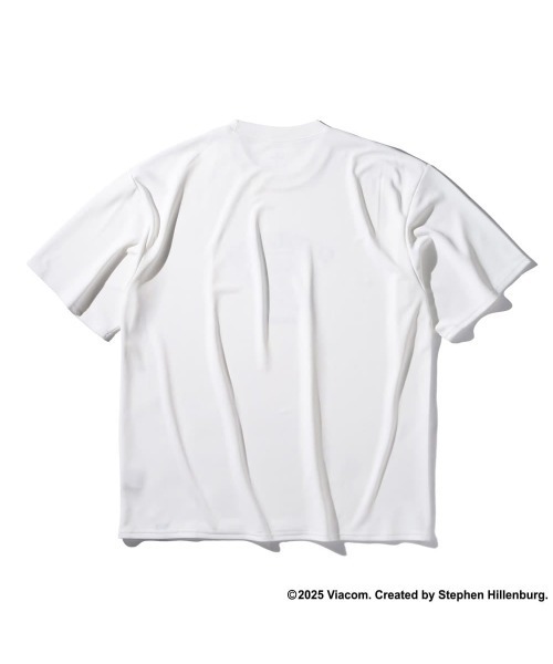SPALDING(スポルディング)の「【SPALDING/スポルディング】Tシャツ スポンジ・ボブ パペット/プリント・UVカット(Tシャツ/カットソー・メンズ・ブラック/ホワイト・LARGE/MEDIUM)」の4枚目の写真