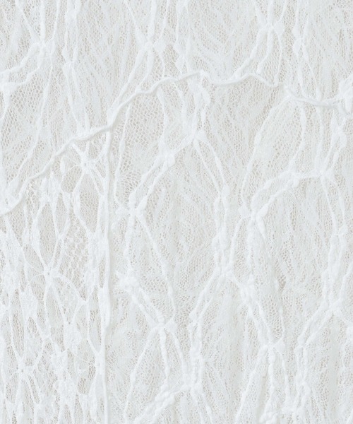 eL（エル）の「【eL】Lace Tight One-piece LS/586797（ワンピース・レディース・ブラック/オフホワイト・FREE）」の10枚目の写真