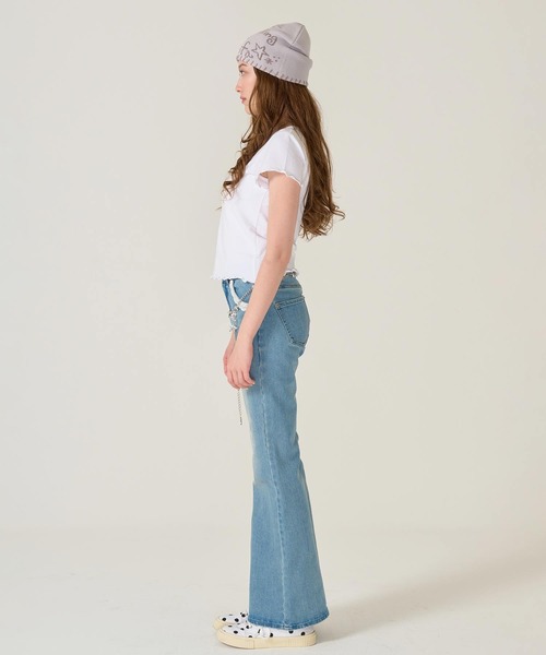 TINA：JOJUN（ティーナジョジュン）の「ステッチ入り オリジナル柄 ビーニー TINA：JOJUN（ニットキャップ/ビーニー・レディース・ネイビー/グレー・F）」の17枚目の写真