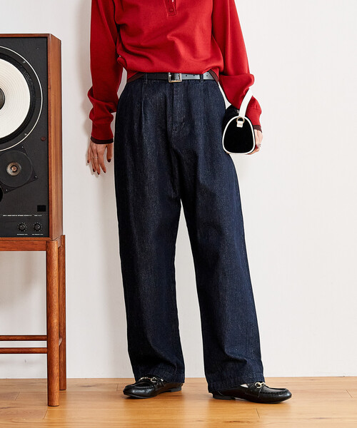 FREAK'S STORE（フリークスストア）の「スラックスデニムパンツ（デニムパンツ・レディース・ブルー/チャコール/ブラック/ネイビー・SMALL/MEDIUM）」の15枚目の写真