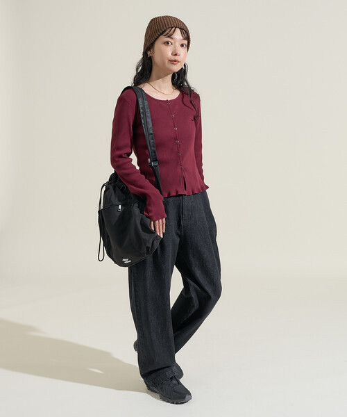 FREAK'S STORE（フリークスストア）の「スラックスデニムパンツ（デニムパンツ・レディース・ブルー/チャコール/ブラック/ネイビー・SMALL/MEDIUM）」の11枚目の写真