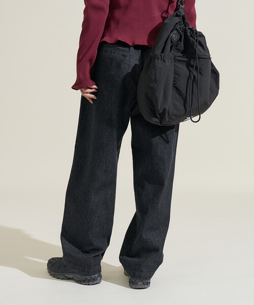 FREAK'S STORE（フリークスストア）の「スラックスデニムパンツ（デニムパンツ・レディース・ブルー/チャコール/ブラック/ネイビー・SMALL/MEDIUM）」の2枚目の写真