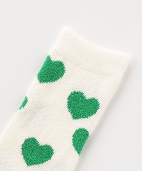 BREEZE(ブリーズ)の「【Bpop】ハイソックス(ベビーシューズ/ベビーソックス・キッズ・グリーン/レッド・9/12)」の3枚目の写真