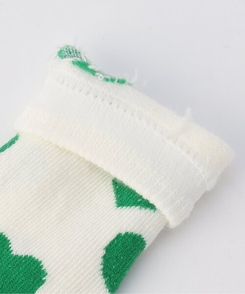 BREEZE(ブリーズ)の「【Bpop】ハイソックス(ベビーシューズ/ベビーソックス・キッズ・グリーン/レッド・9/12)」の5枚目の写真