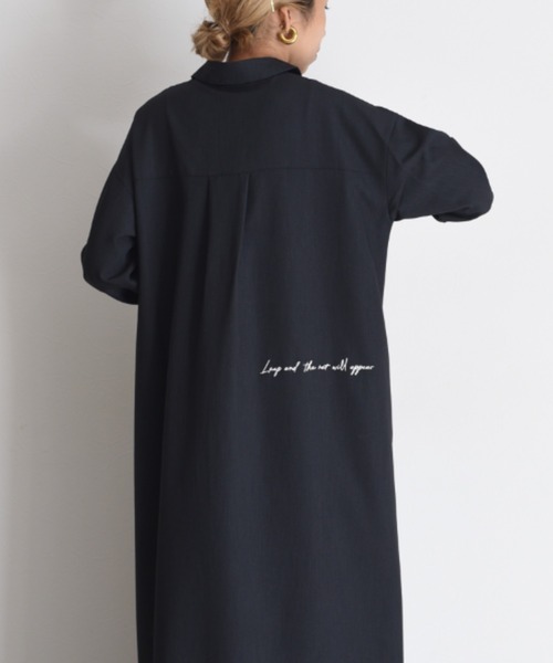 テキスト馬柄ptベルテッドシャツワンピース Eimee Law│Eimee Law