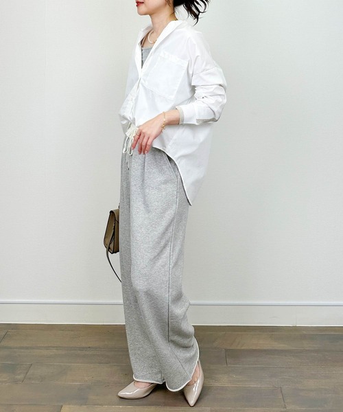 PICCIN(ピッチン)の「TC起毛バックヨークテープブラウス(シャツ/ブラウス・レディース・ホワイト系その他/オフホワイト・M)」の8枚目の写真