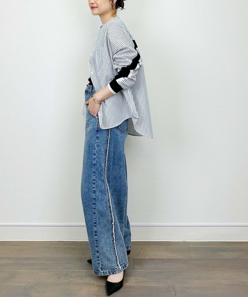 PICCIN(ピッチン)の「TC起毛バックヨークテープブラウス(シャツ/ブラウス・レディース・ホワイト系その他/オフホワイト・M)」の15枚目の写真