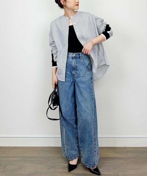 PICCIN(ピッチン)の「TC起毛バックヨークテープブラウス(シャツ/ブラウス・レディース・ホワイト系その他/オフホワイト・M)」の14枚目の写真