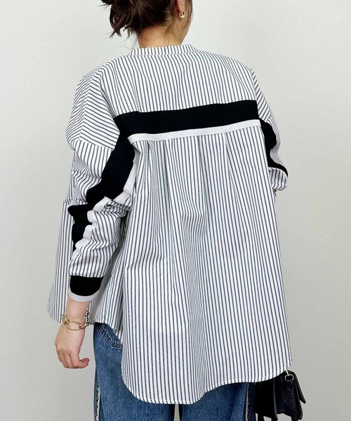 PICCIN(ピッチン)の「TC起毛バックヨークテープブラウス(シャツ/ブラウス・レディース・ホワイト系その他/オフホワイト・M)」の11枚目の写真