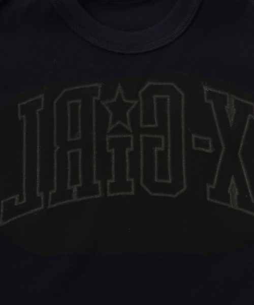 X-girl Stages（エックスガールステージス）の「【TBSドラマ フェイクマミー 着用アイテム】カレッジロゴ長袖Tシャツ（Tシャツ/カットソー・キッズ・ネイビー/グリーン・140cm/100cm/110cm/130cm/90cm/120cm）」の6枚目の写真