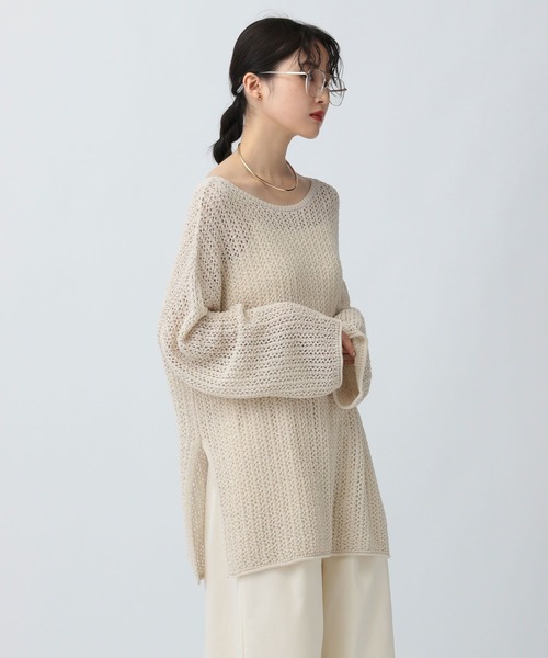 セール】7ゲージテープヤーン長袖プルオーバー 571366（ニット