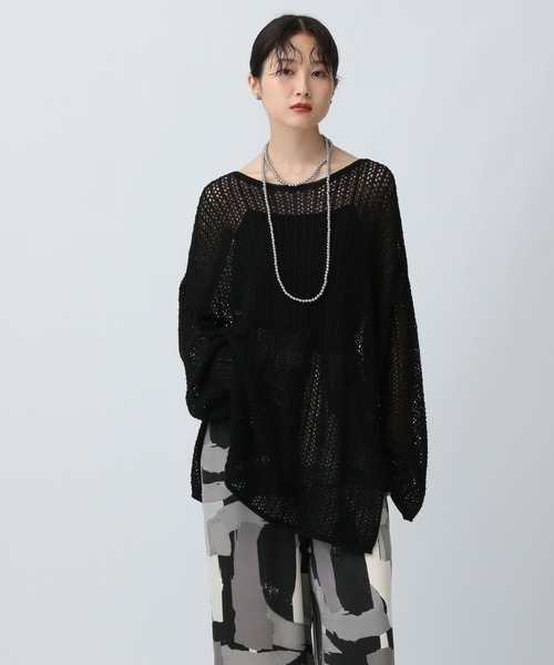 セール】7ゲージテープヤーン長袖プルオーバー 571366（ニット