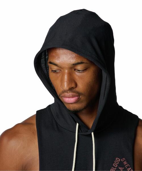 UNDER ARMOUR（アンダーアーマー）の「UAプロジェクトロック スリーブレス フーディー（トレーニング/メンズ）（タンクトップ・メンズ・ブラック系その他・L/XL/2XL/S/M/3XL）」の5枚目の写真