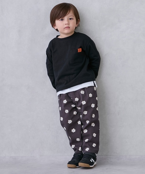 petit main（プティマイン）の「NICOシェフパンツ（その他パンツ・キッズ・ネイビー/ライトブルー/レッド/ブラック/グリーン/ブルーグレー/ベージュ/ブラウン・90cm/100cm/80ｃｍ/110cm/120cm/130cm）」の4枚目の写真