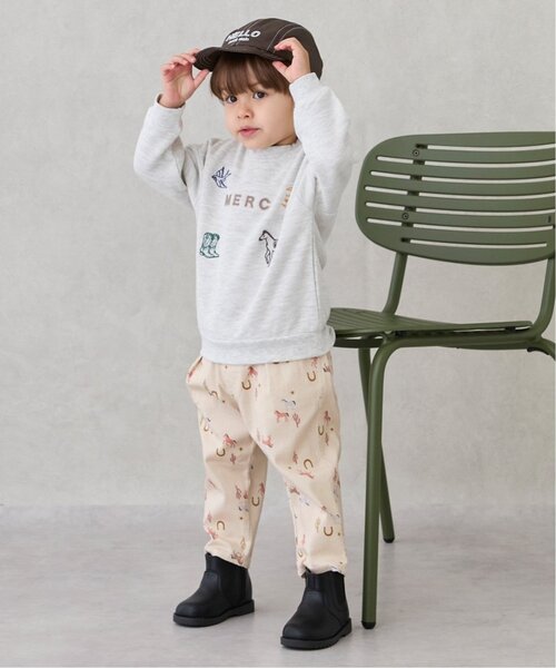 petit main（プティマイン）の「NICOシェフパンツ（その他パンツ・キッズ・ネイビー/ライトブルー/レッド/ブラック/グリーン/ブルーグレー/ベージュ/ブラウン・90cm/100cm/80ｃｍ/110cm/120cm/130cm）」の9枚目の写真