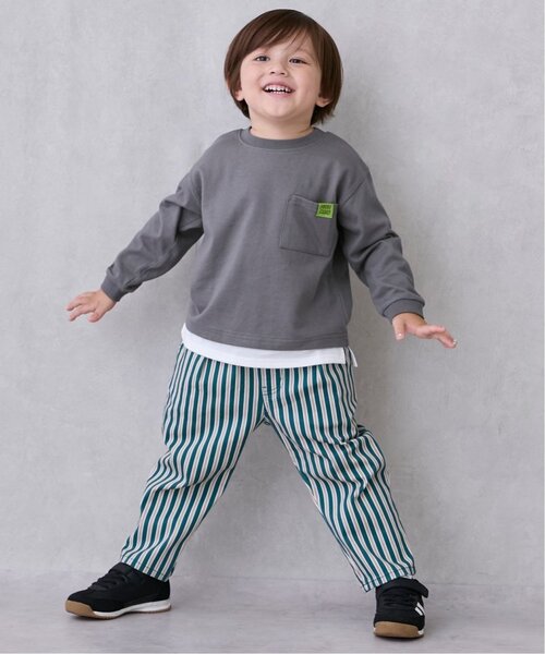 petit main（プティマイン）の「NICOシェフパンツ（その他パンツ・キッズ・ネイビー/ライトブルー/レッド/ブラック/グリーン/ブルーグレー/ベージュ/ブラウン・90cm/100cm/80ｃｍ/110cm/120cm/130cm）」の19枚目の写真