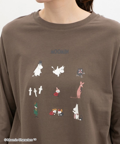 Honeys(ハニーズ)の「ムーミン/ワンピース(ワンピース・レディース・ブルー/ブラック/スミクロ/モカ・L/LL/M)」の13枚目の写真