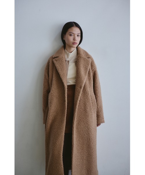 ブークレーベルトロングコート（その他アウター）｜STYLEMIXER