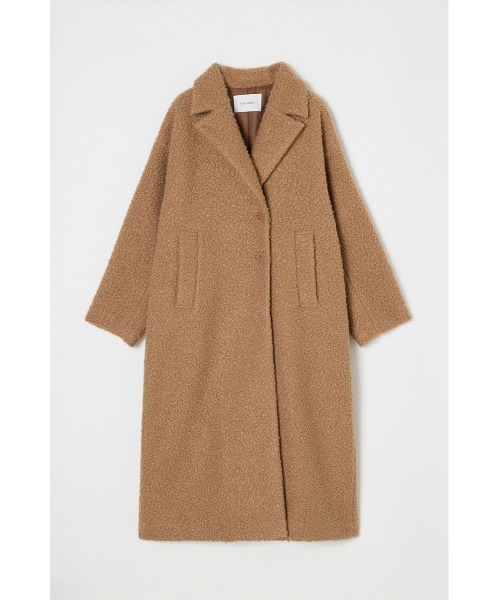ブラウン フリース ロングコート ウエストベルト付き 楽天市場】オーバーサイズ ロング ガウンコート レディース