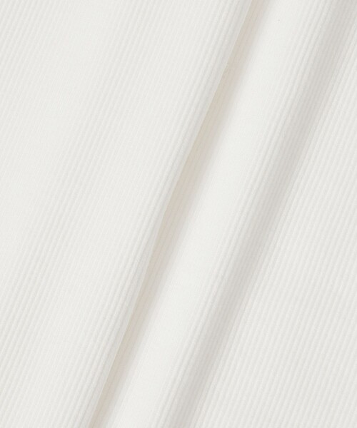 allureville(アルアバイル)の「テレコ3/4スリーブボートネックプルオーバー(Tシャツ/カットソー・レディース・オフホワイト/グレイッシュベージュ/ブルー/ダークブラウン・2)」の12枚目の写真