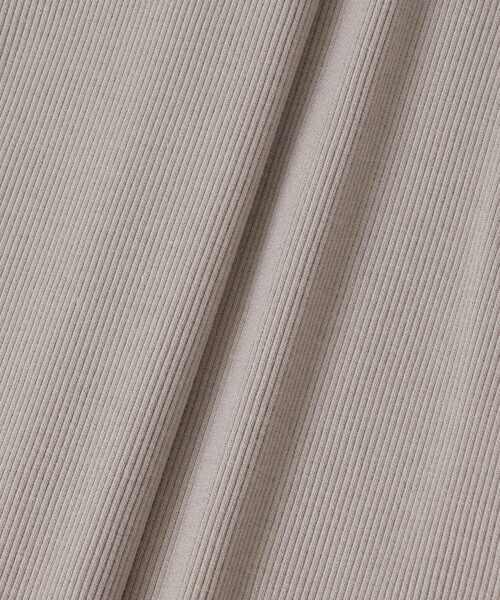 allureville(アルアバイル)の「テレコ3/4スリーブボートネックプルオーバー(Tシャツ/カットソー・レディース・オフホワイト/グレイッシュベージュ/ブルー/ダークブラウン・2)」の14枚目の写真