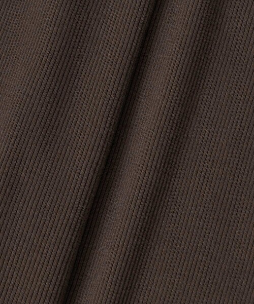 allureville(アルアバイル)の「テレコ3/4スリーブボートネックプルオーバー(Tシャツ/カットソー・レディース・オフホワイト/グレイッシュベージュ/ブルー/ダークブラウン・2)」の6枚目の写真