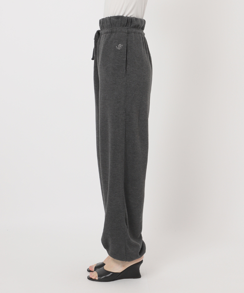 EDIT. FOR LULU（エディットフォールル）の「【SKIN*LULU】スウェットパンツ（スラックス・レディース・チャコールグレー・FREE）」の20枚目の写真